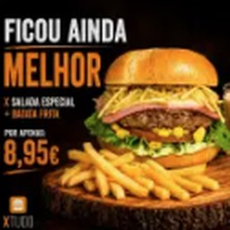 X Salada Especial + Batata frita